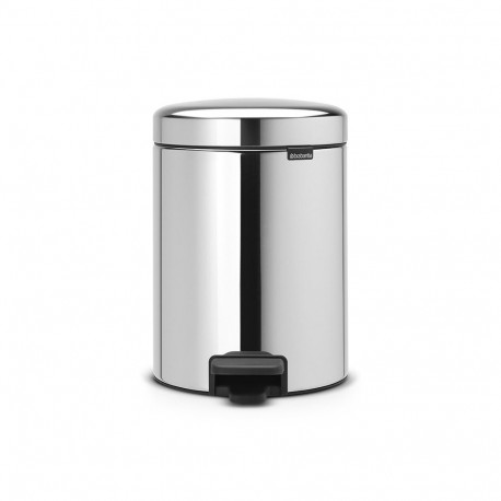 BRABANTIA atkritumu tvertne ar pedāli NewIcon  5 l  Brilliant Steel 112621