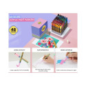 Acrylic Marker Pen - ARRTX 48 Colors 3mm Bullet Tip Waterproof Quick-Drying