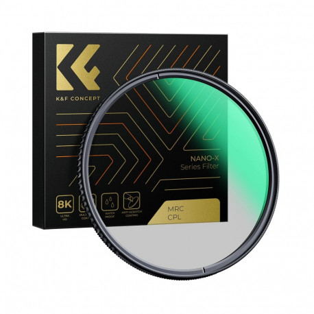 Camera Filter - K&F Concept Nano-X CPL 55mm AGC Glass 28-Layer Coating