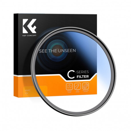 Camera Filter - K&F Concept Nano-C HMC UV Filter 72mm 3.3mm Frame
