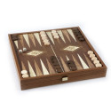 Board Game Set - Manopoulos Classic Style 4in1 Chess Backgammon Ludo Snakes L Size