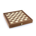 Board Game Set - Manopoulos Classic Style 4in1 Chess Backgammon Ludo Snakes L Size