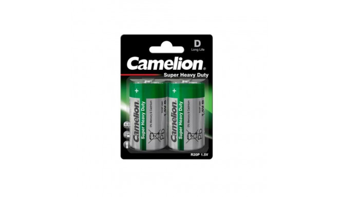 Battery - Camelion R20 D 1.5V 5600mAh Zinc-Carbon 2BL