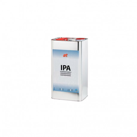 Isopropüülalkohol IPA 5L AT-IPA, eemaldab rasvad, õli, mustuse, tolmu ja vaigu, teraskanister