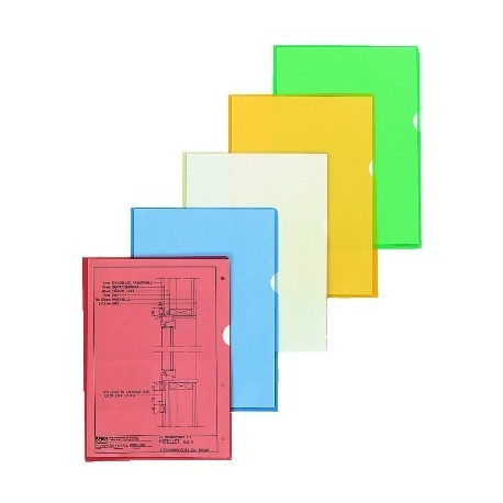 Kiletasku L-tasku A4, roheline, matt, 105 mic, 10 tk. pakis, Esselte