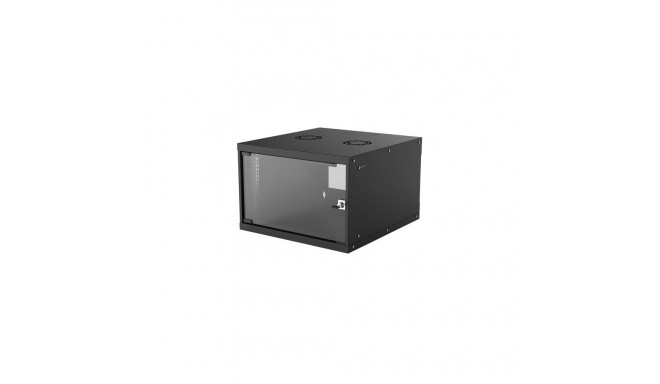 Intellinet 19&quot; Network Cabinet - Wall Mount (Basic), 6U, 560mm Deep, Black, Flatpack, Max 5