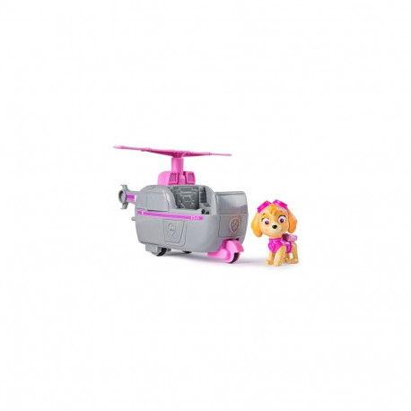 PAW Patrol , Skye’s Helicopter, Toy Vehicle with Collectible Action Figure, Sustainably Minded Kids 