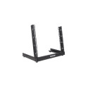 Intellinet 19&quot; Network Rack, Open Frame (Desktop), 12U, Black, Flatpack, Max 10kg