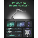 Monitorständer IcyBox 1 Monitor mit Tischhalterung