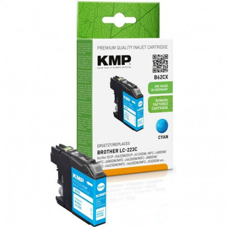KMP B62CX ink cartridge 1 pc(s) Compatible Cyan