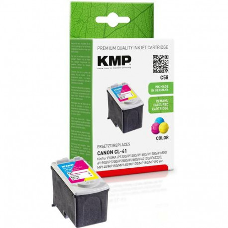 KMP Patrone Canon CL41 color 155 S. C58 refilled