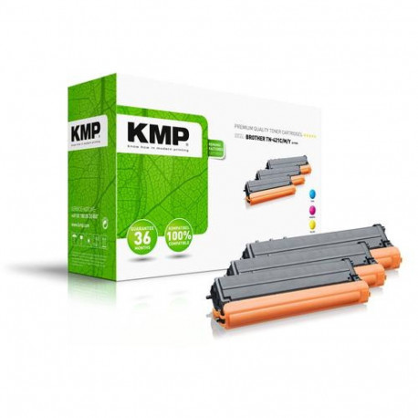 KMP TRIPLEPACK B-T99V toner cartridge 3 pc(s) Compatible Cyan, Magenta, Yellow