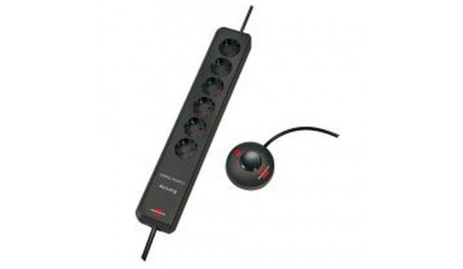 Brennenstuhl 1159450616 power extension 2 m 6 AC outlet(s) Anthracite