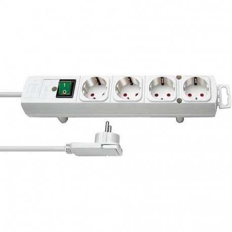 Brennenstuhl 1153120100 power extension 2 m 4 AC outlet(s) Indoor White
