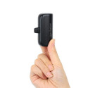 Manhattan Power Bank with integrated USB-C plug, 5000 mAh, Up to 10W output, Kickstand for Use as Ch