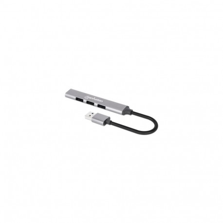 "MANHATTAN 4Port USB-A Hub 3x480Mbit/s 1xGbit/s USB-A Stecker"