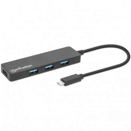 "MANHATTAN 4-Port USB 3.2 Gen 1 Hub C-Stecker auf 4x A-Buchse"
