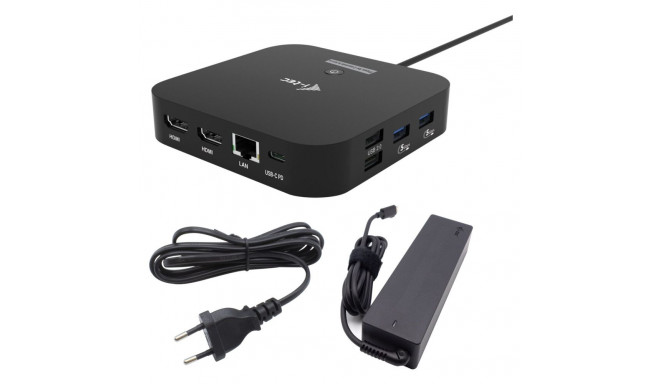 "I-TEC USB-C Dual HDMI DS 2xHDMI 1xGLAN 2xUSB-A 3.2 2xUSB 2.0 1xUSB-C Gen2 1xUSB-C Gen1 k 1x100W USB