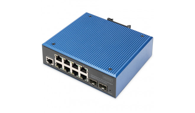 "Digitus 8+2P Industrial Gigabit Ethernet Switch L2 managed"
