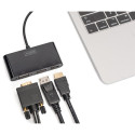 "USB-C Grafik-Adapter DIGITUS Display Port/HDMI/VGA"