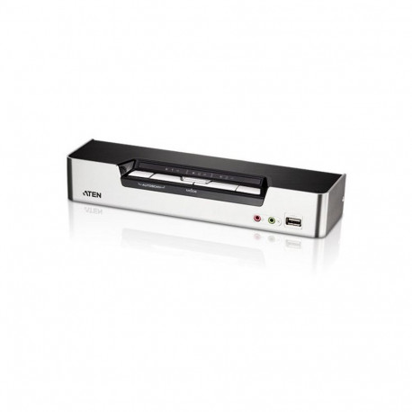 "DATA KVM Desktop Switch 4-Port USB HDMI KVM Switch with Audio & USB 2.0 Hub (KVM cables included) A