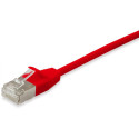"Equip Patchkabel Cat6A F/FTP 2xRJ45 1.00m rot Slim LSZH Polybeutel"