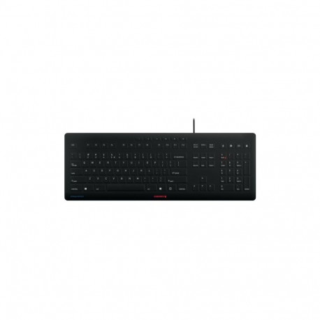 "CHERRY STREAM PROTECT KEYBOARD Corded US-Layout schwarz"