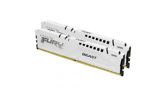 "KINGSTON 32GB 6400MT/s DDR5 CL32 DIMM Kit of 2 FURY Beast White EXPO"