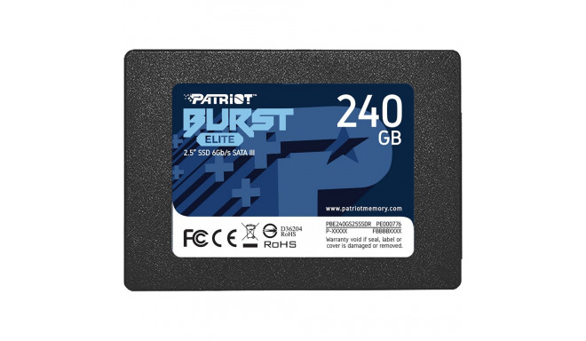 "Patriot Burst Elite interne SSD 240GB"