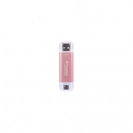 "TRANSCEND ESD310P 2TB External SSD USB 10Gbps Type C/A Pink"