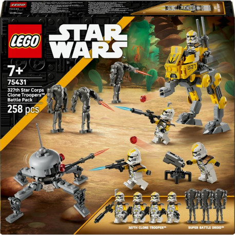 "LEGO Star Wars 327th Star Corps Clone Troopers Battle 75431"
