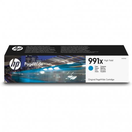 "HP original PageWide 991X original Ink cartridge M0J90AE Cyan"