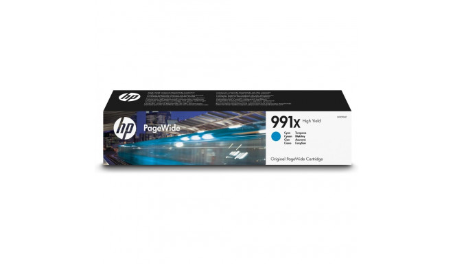 "HP original PageWide 991X original Ink cartridge M0J90AE Cyan"