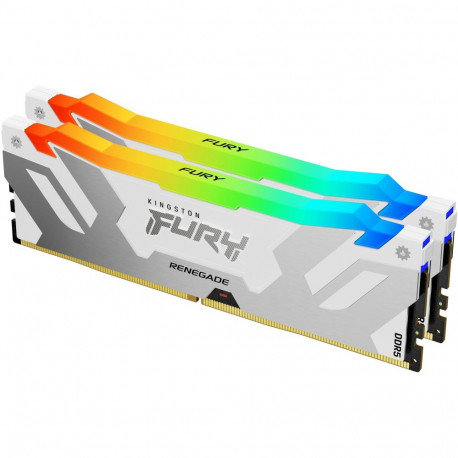 "KINGSTON 64GB 6400MT/s DDR5 CL32 DIMM Kit of 2 FURY Renegade RGB White XMP"