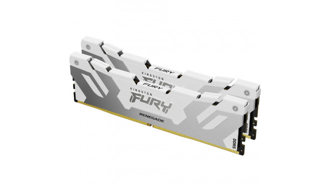 "KINGSTON FURY Renegade 32GB DIMM DDR5 6400MT/s DDR5 CL32 Kit of 2 White XMP"