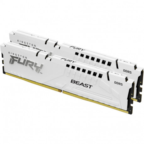 "KINGSTON FURY Beast 64GB DIMM DDR5 5600MT/s DDR5 CL36 Kit of 2 White EXPO"