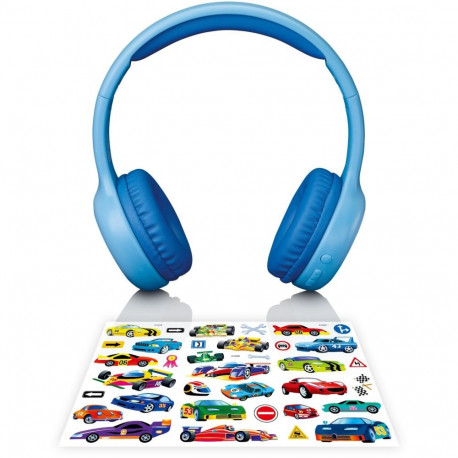 "LENCO HPB-110BU - Faltbare Bluetooth-Kopfhrer fr Kids. blau"