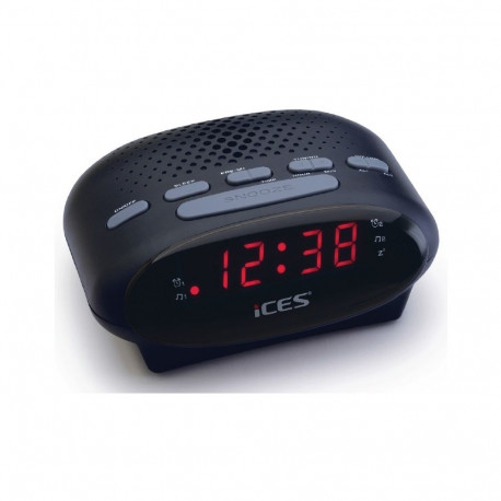 "LENCO ICR-210 FM-Uhrenradio & Radiowecker. schwarz"