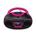 "Denver DAB+ Boombox Mit DAB+/FM-Radio, Bluetooth-Funktion,pink"