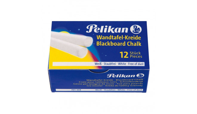 "Pelikan Wandtafelkreide 755 weiß 12 Stk. Faltschachtel"