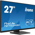 "68,6cm/27"" (1920x1080) iiyama ProLite T2752MSC-B1 16:9 FHD IPS Touch 5ms 60Hz HDMI DP USB Speaker 