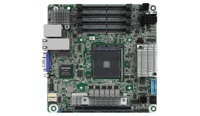 "ASRock Mainboard X570D4I-2T mini-ITX Sockel AM4 Single"