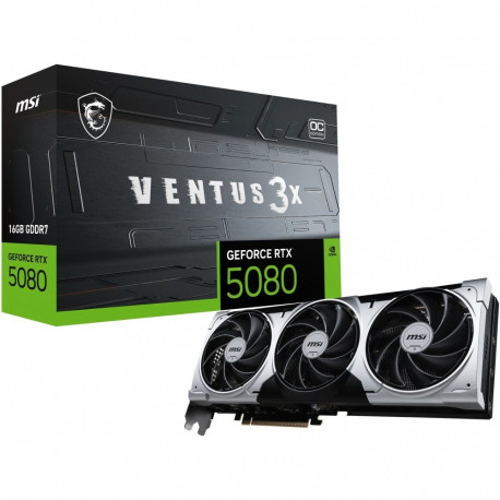 "RTX 5080 16GB MSI Ventus 3X OC Plus GDDR7 3Fan"