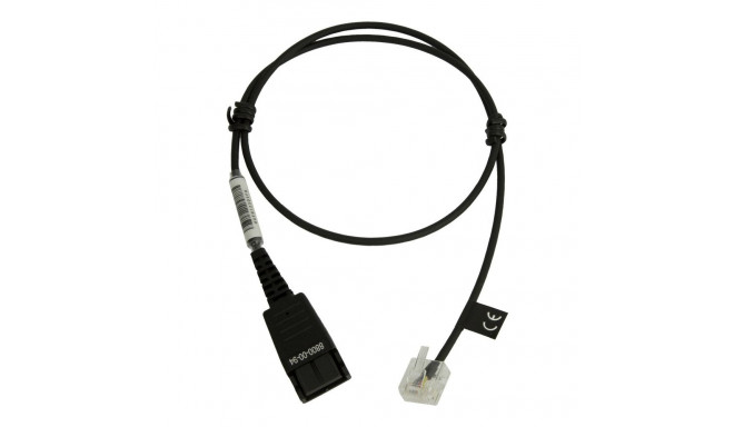 "JABRA QD Cord to RJ45 straight 0.5meters for Agfeo ST40"