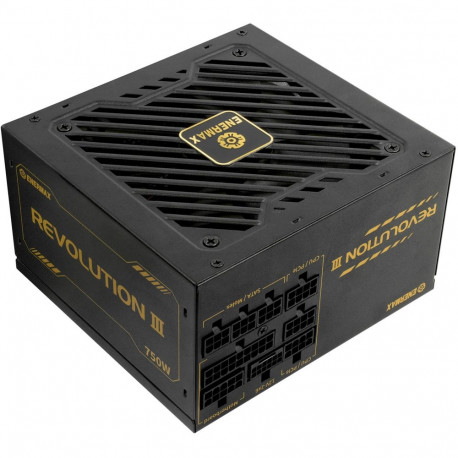 "750W Enermax Power Supply 750W Revolution3 80+ Gold Black FULLMOD"
