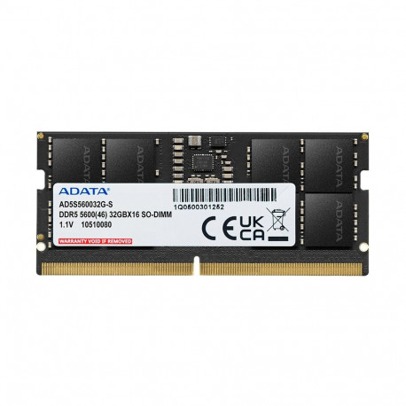 "16 GB ADATA SO-DIMM 5600 (schwarz, AD5S560016G-S, Premier Tray)"