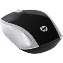 "HP Maus 200 Kabellos USB-A 3-Tasten Silber/Schwarz"