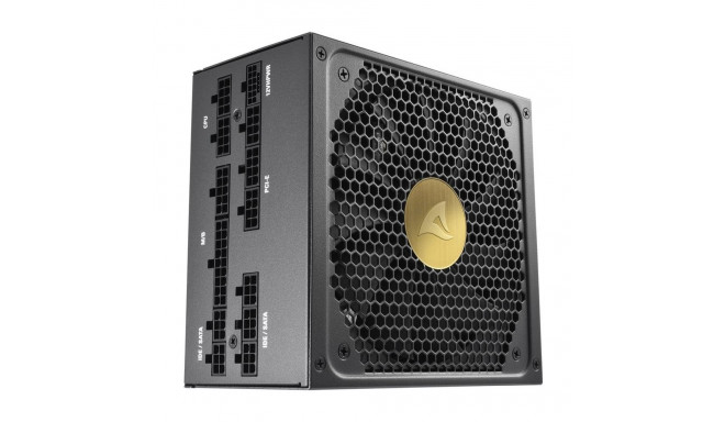 "1000W Sharkoon REBEL P30 Gold 1000W ATX3.0 (schwarz, 4x PCIe, Kabel-Management, 1000 Watt)"