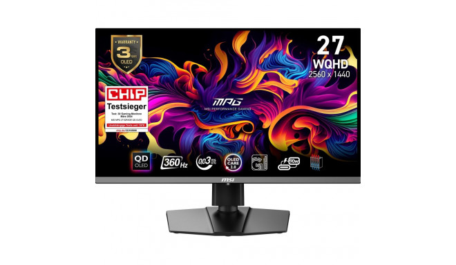 "MPG 271QRXDE QD-OLED Gaming Monitor 67.31cm (26.5"""")"