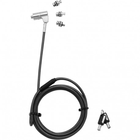"Dicota Universal Sec.Cable Lock,3Exchangeable,masterkeyed"